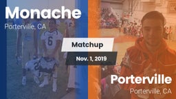 Matchup: Monache  vs. Porterville  2019