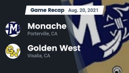 Recap: Monache  vs. Golden West  2021