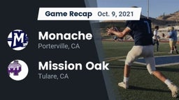 Recap: Monache  vs. Mission Oak  2021