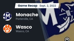 Recap: Monache  vs. Wasco  2022