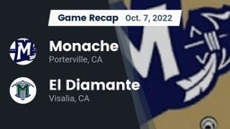 Recap: Monache  vs. El Diamante  2022
