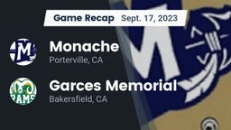 Recap: Monache  vs. Garces Memorial  2023