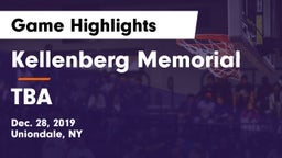 Kellenberg Memorial  vs TBA Game Highlights - Dec. 28, 2019