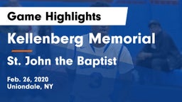 Kellenberg Memorial  vs St. John the Baptist  Game Highlights - Feb. 26, 2020