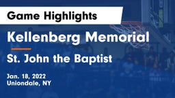 Kellenberg Memorial  vs St. John the Baptist  Game Highlights - Jan. 18, 2022