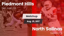 Matchup: Piedmont Hills High vs. North Salinas  2017