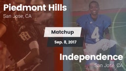 Matchup: Piedmont Hills High vs. Independence  2017