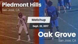 Matchup: Piedmont Hills High vs. Oak Grove  2017