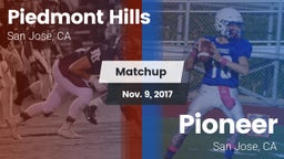 Matchup: Piedmont Hills High vs. Pioneer  2017