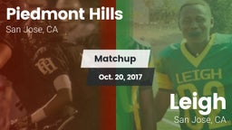 Matchup: Piedmont Hills High vs. Leigh  2017