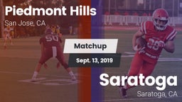 Matchup: Piedmont Hills High vs. Saratoga  2019