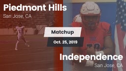 Matchup: Piedmont Hills High vs. Independence  2019