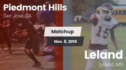 Matchup: Piedmont Hills High vs. Leland  2019
