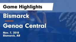 Bismarck  vs Genoa Central  Game Highlights - Nov. 7, 2018
