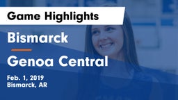 Bismarck  vs Genoa Central  Game Highlights - Feb. 1, 2019