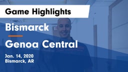 Bismarck  vs Genoa Central  Game Highlights - Jan. 14, 2020