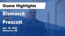 Bismarck  vs Prescott  Game Highlights - Jan. 28, 2020