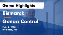 Bismarck  vs Genoa Central  Game Highlights - Feb. 7, 2020