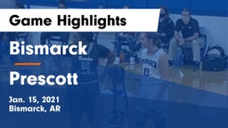 Bismarck  vs Prescott  Game Highlights - Jan. 15, 2021