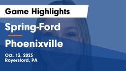 Spring-Ford  vs Phoenixville  Game Highlights - Oct. 13, 2023