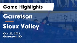 Garretson  vs Sioux Valley  Game Highlights - Oct. 25, 2021