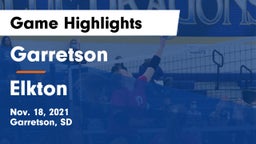 Garretson  vs Elkton  Game Highlights - Nov. 18, 2021
