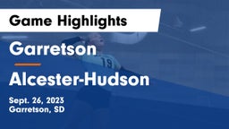 Garretson  vs Alcester-Hudson  Game Highlights - Sept. 26, 2023