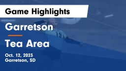 Garretson  vs Tea Area  Game Highlights - Oct. 12, 2023