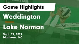 Weddington  vs Lake Norman  Game Highlights - Sept. 22, 2021