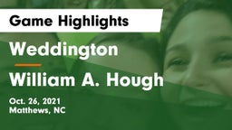 Weddington  vs William A. Hough  Game Highlights - Oct. 26, 2021