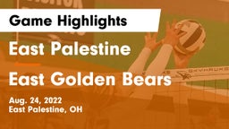 East Palestine  vs East  Golden Bears Game Highlights - Aug. 24, 2022