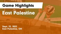 East Palestine  Game Highlights - Sept. 22, 2022