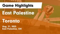East Palestine  vs Toronto Game Highlights - Aug. 21, 2023