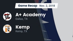 Recap: A Academy vs. Kemp  2018