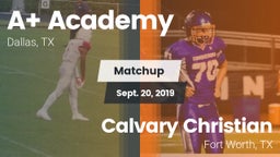 Matchup: A Academy vs. Calvary Christian  2019