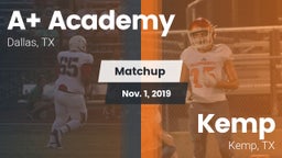 Matchup: A Academy vs. Kemp  2019