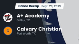 Recap: A Academy vs. Calvary Christian  2019