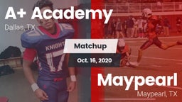 Matchup: A Academy vs. Maypearl  2020