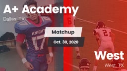 Matchup: A Academy vs. West  2020
