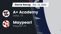 Recap: A Academy vs. Maypearl  2020