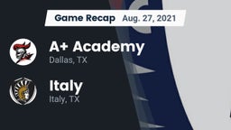 Recap: A Academy vs. Italy  2021