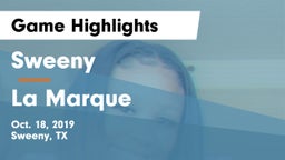 Sweeny  vs La Marque  Game Highlights - Oct. 18, 2019
