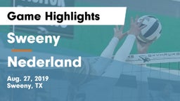 Sweeny  vs Nederland  Game Highlights - Aug. 27, 2019