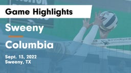 Sweeny  vs Columbia  Game Highlights - Sept. 13, 2022