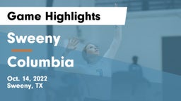 Sweeny  vs Columbia  Game Highlights - Oct. 14, 2022