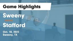 Sweeny  vs Stafford  Game Highlights - Oct. 18, 2022