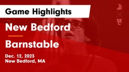 New Bedford  vs Barnstable  Game Highlights - Dec. 12, 2023