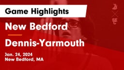 New Bedford  vs Dennis-Yarmouth  Game Highlights - Jan. 24, 2024