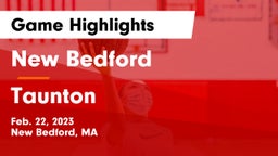 New Bedford  vs Taunton  Game Highlights - Feb. 22, 2023