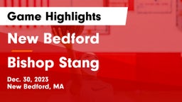 New Bedford  vs Bishop Stang  Game Highlights - Dec. 30, 2023